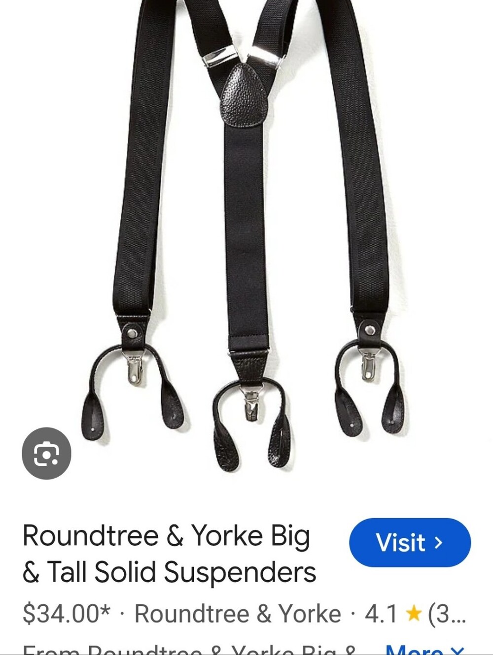 Mens Suspenders Silk Black Nwt Buttons Patent Leather